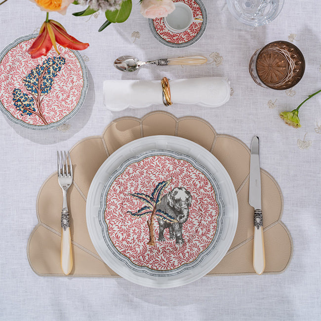 Saint-Jacques Faux Leather Placemats - Set of 2