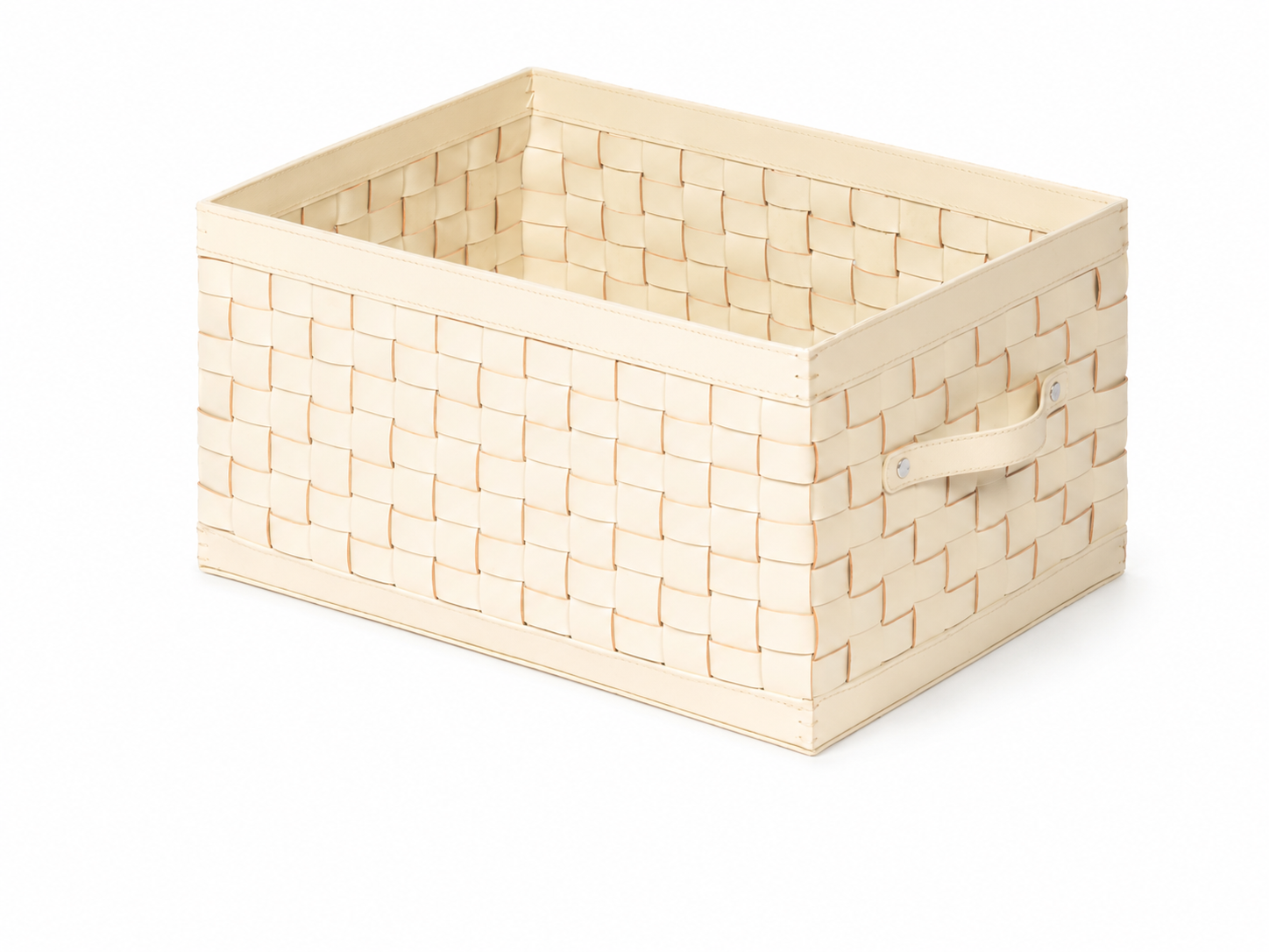 Barcellona Storage Basket With Handles Rectangular High