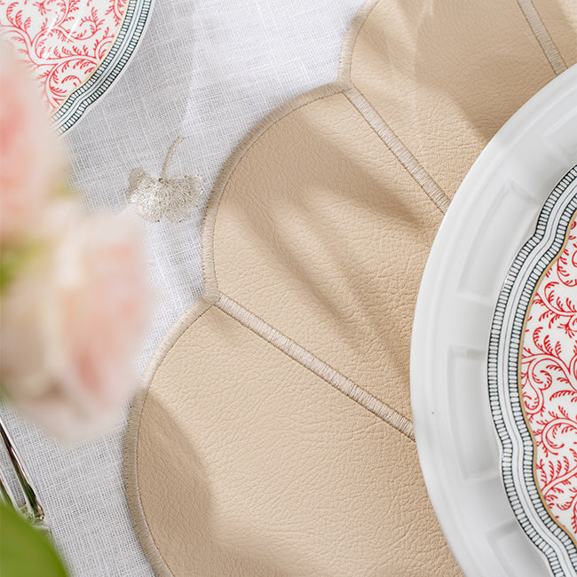 Saint-Jacques Faux Leather Placemats - Set of 2