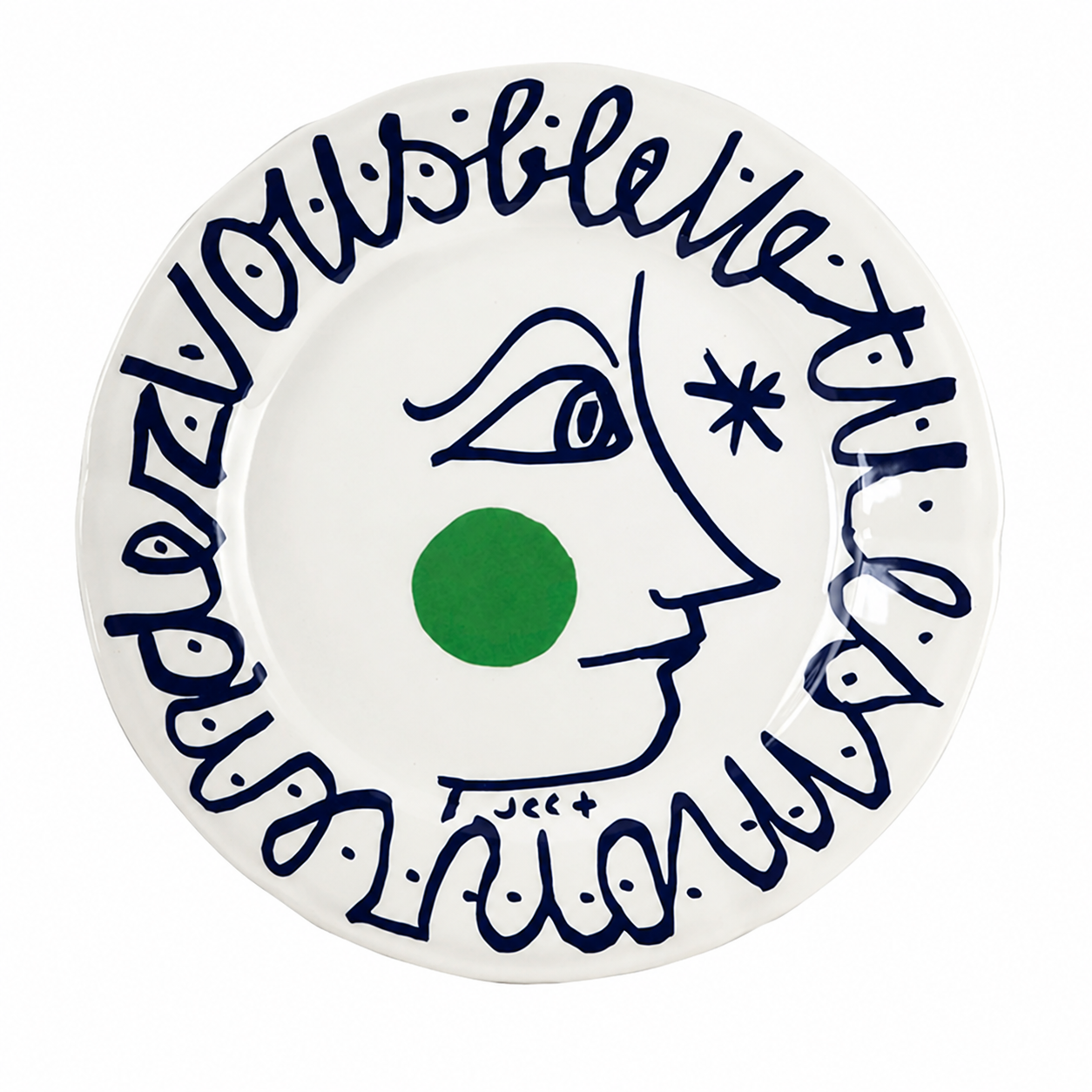 Set of 6 assorted dinner plates - L'Archipel Sentimental