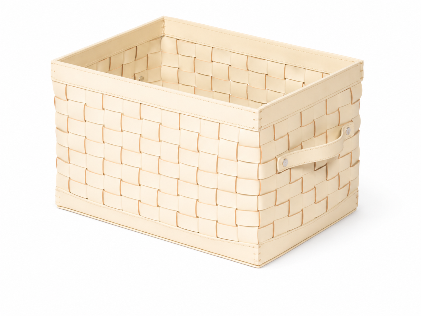 Barcellona Storage Basket With Handles Rectangular High