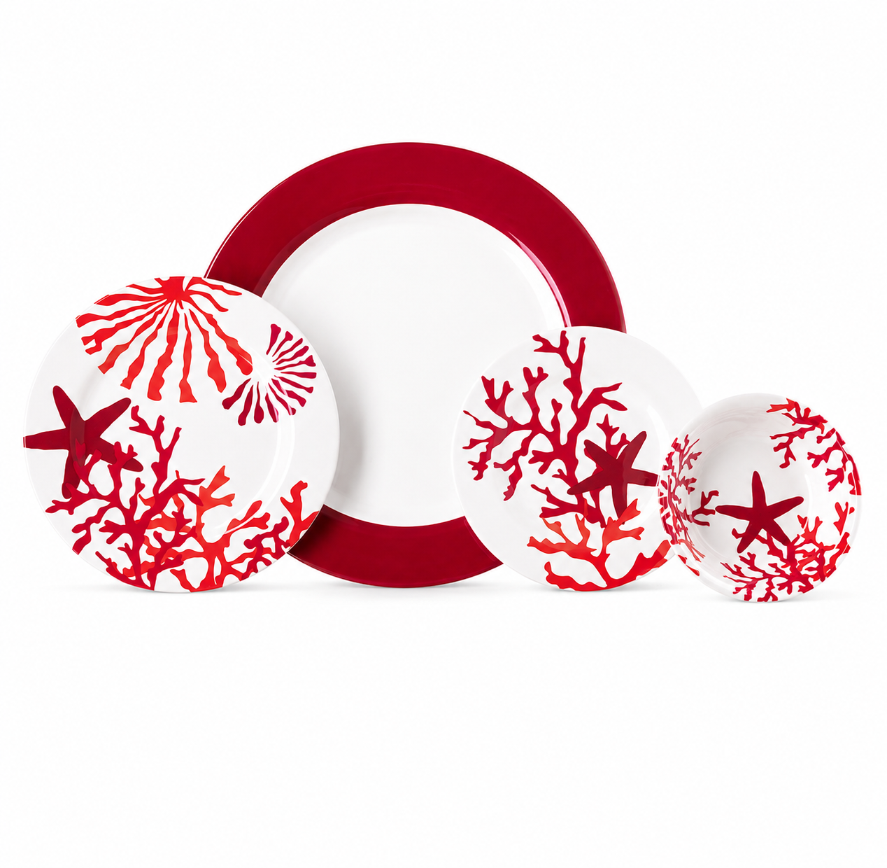 Corallo Fruit Plate - Set of 6