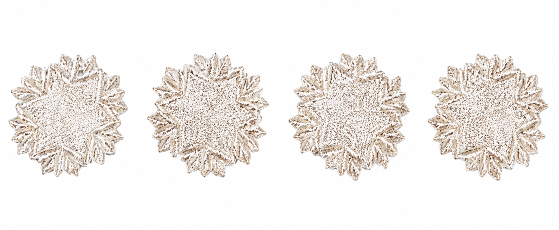 Winter Lace Coaster - Set of 4