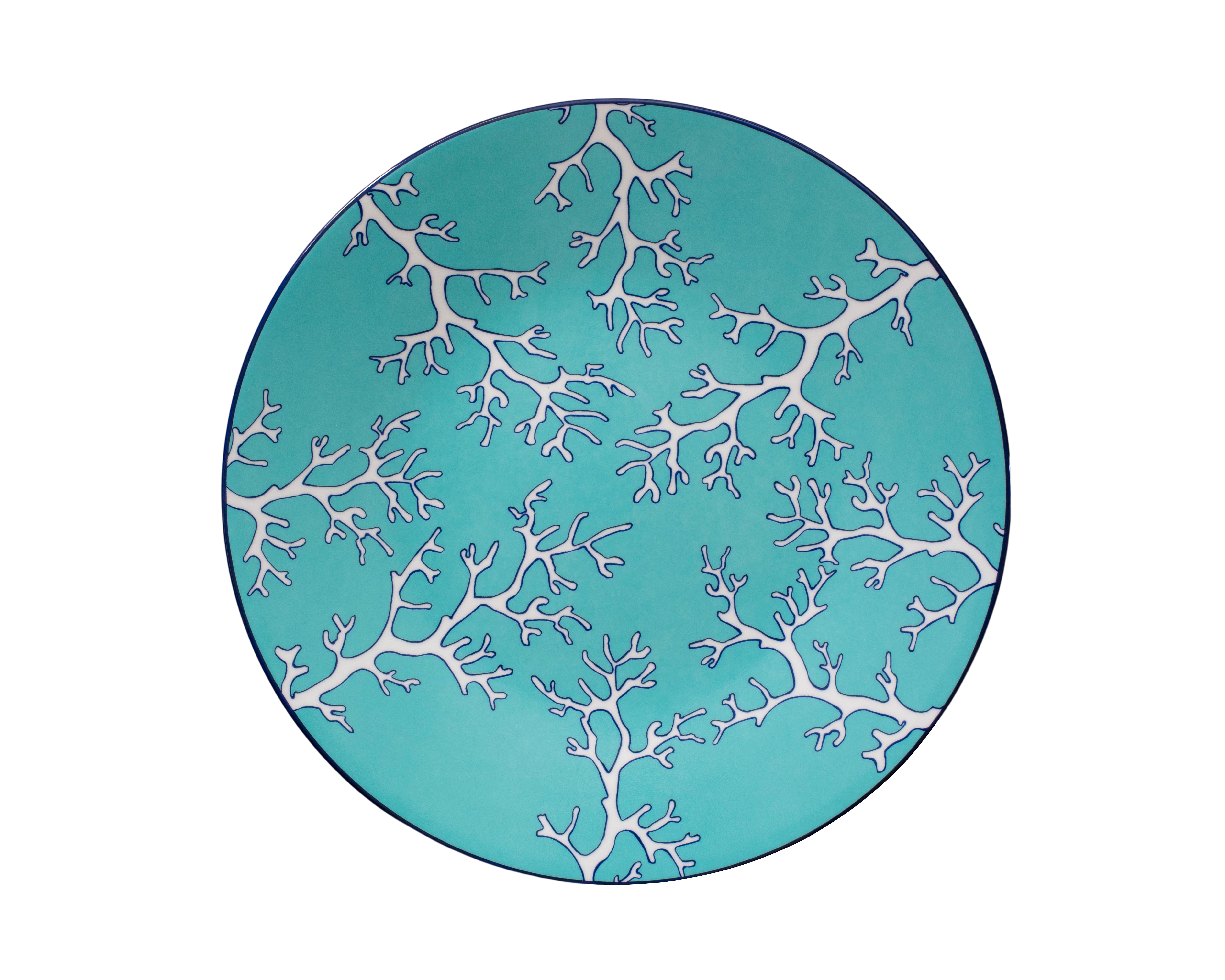 Capri Coral Presentation Plate