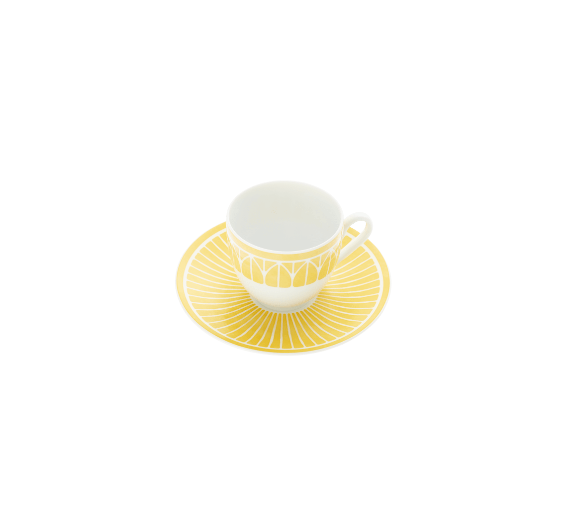 Malmaison Riviera Espresso Cups and Saucers