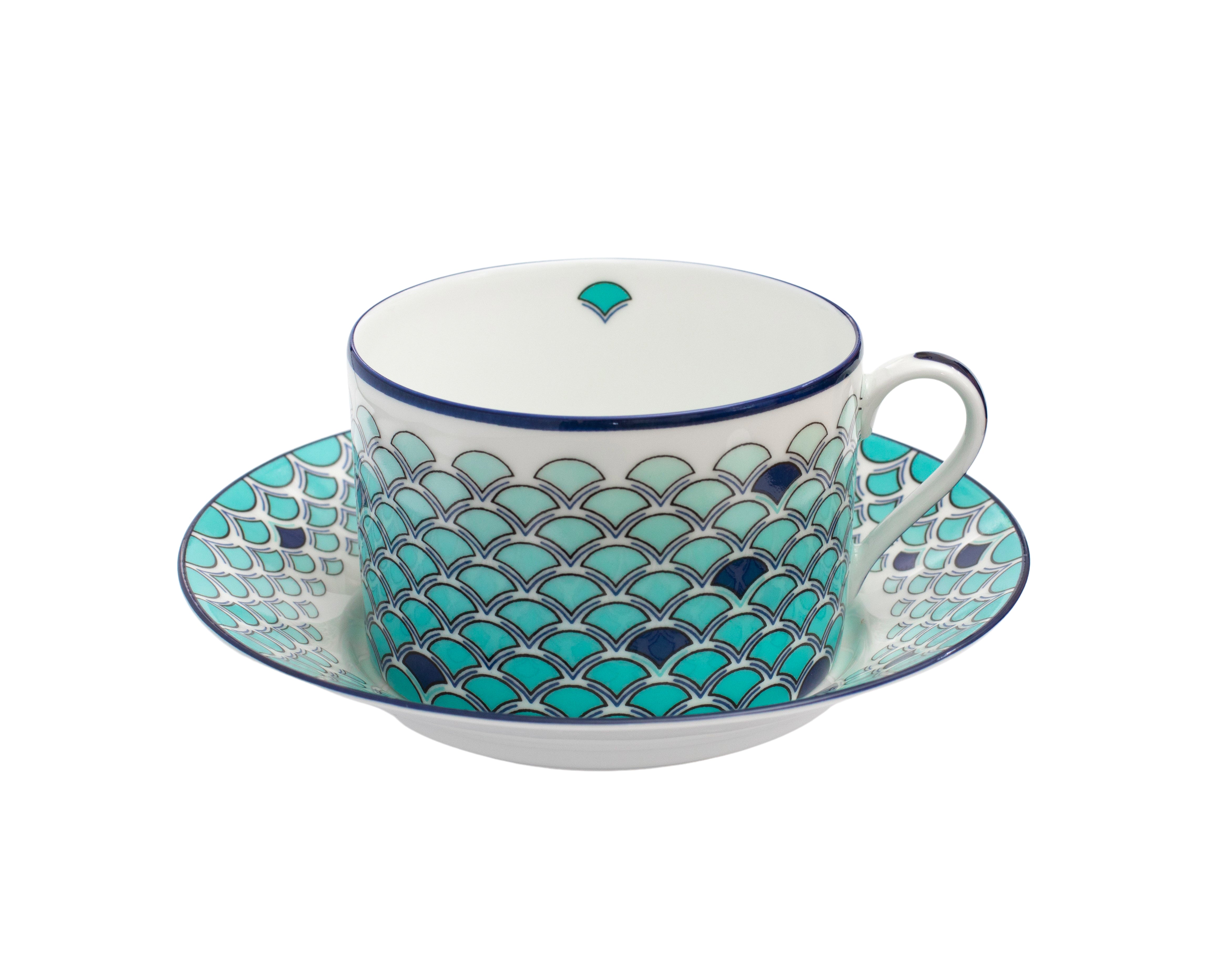 Capri Écailles Breakfast Cup & Saucer