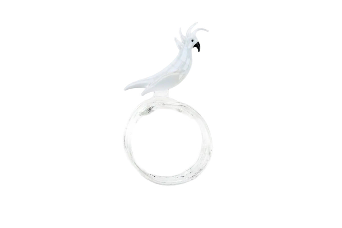 Tropical Birds Napkin Rings (Set of 5)