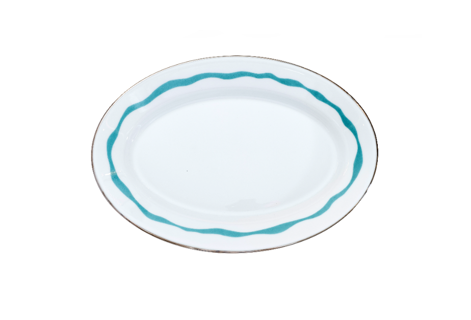Onde Oval Plate Medium