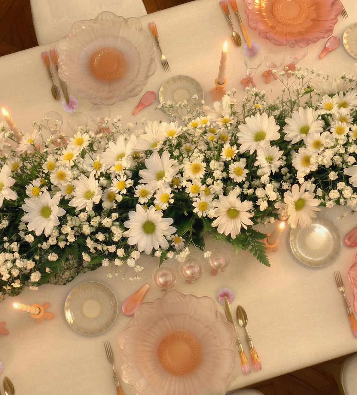Or d'Abeille Medium Presentation Flower Amber-pink