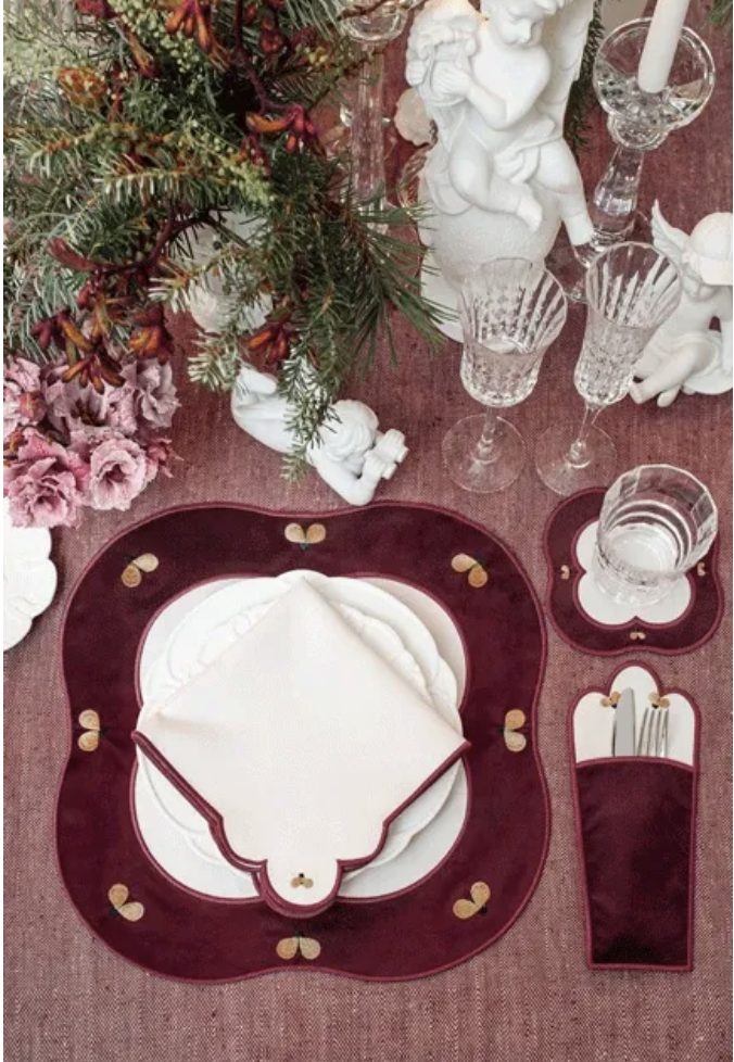 Napkin Golden Bees - Set of 2