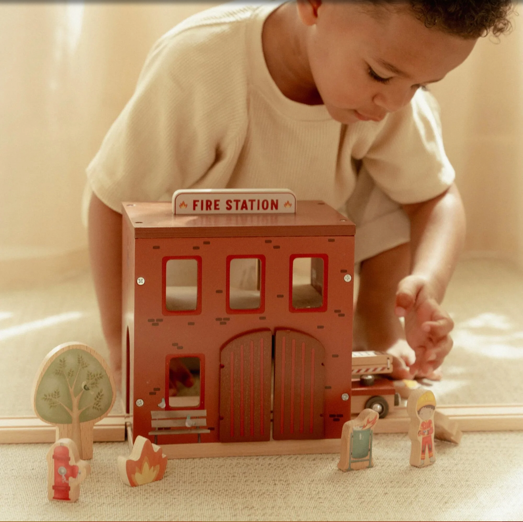 Wooden Fire Station