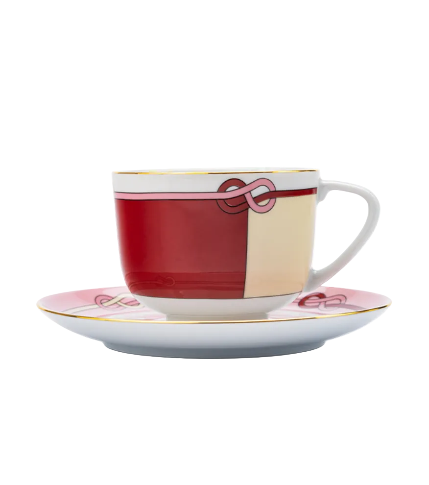 Cup & Saucer Boucle