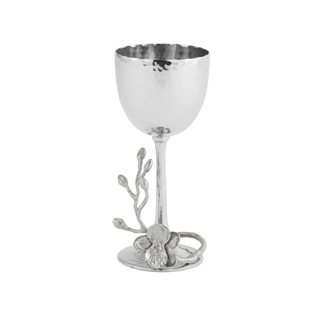 White Orchid Kiddush Cup