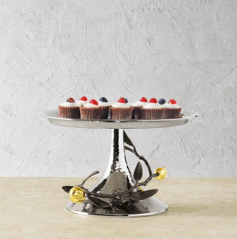 Pomegranate Pastry Dish w/ Dome