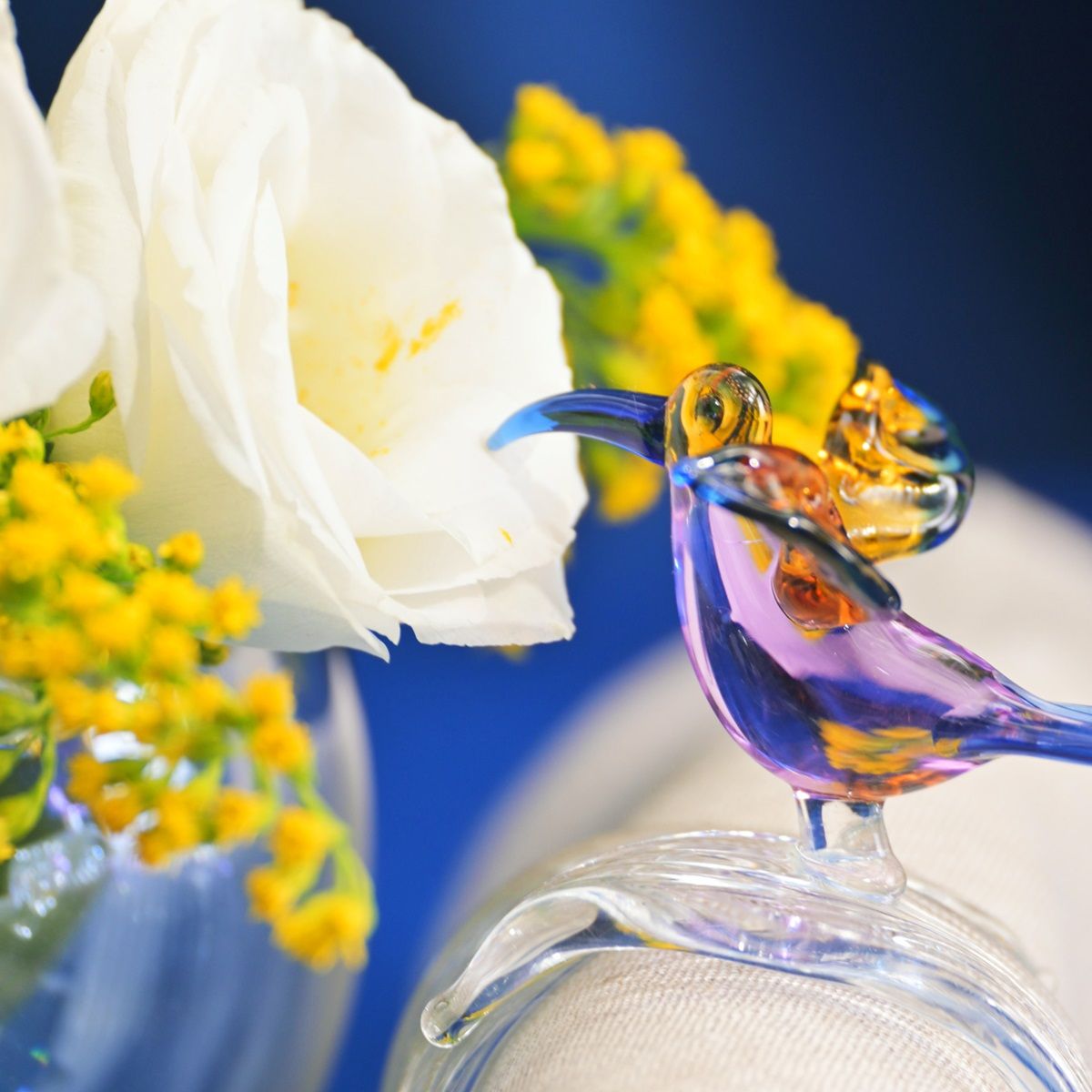 Tropical Birds Napkin Rings (Set of 5)