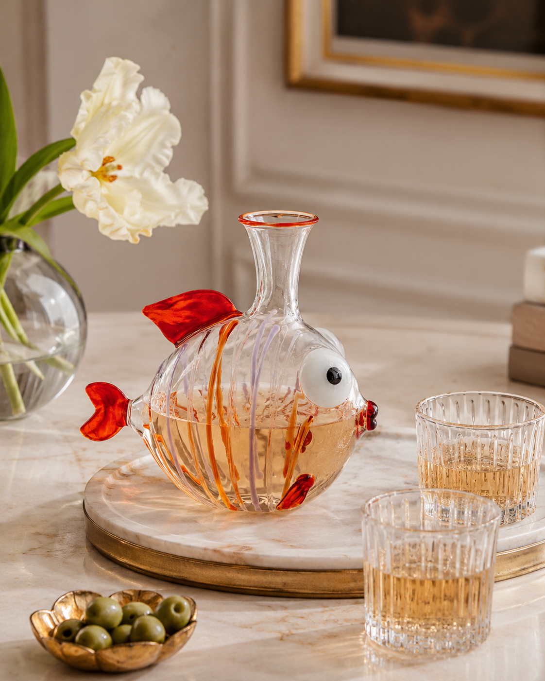 Pesce Colisared Decanter