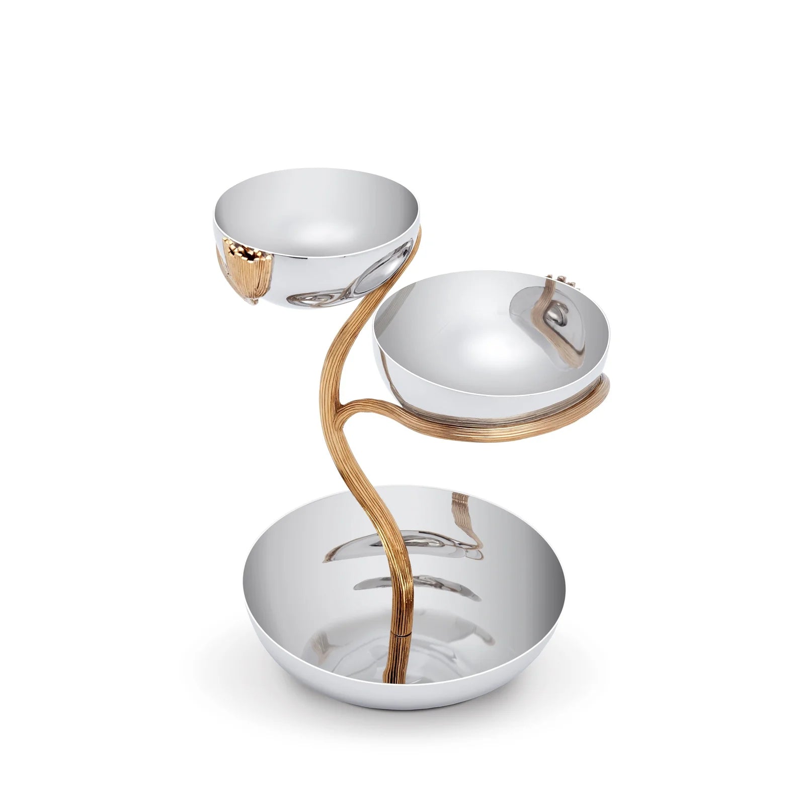 Medium Deco Leaves 3-Tier Server