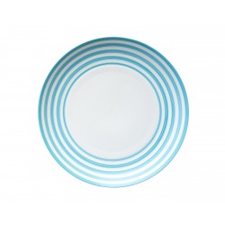 Hémisphère Turquoise Extra-Large Striped Serving Platter
