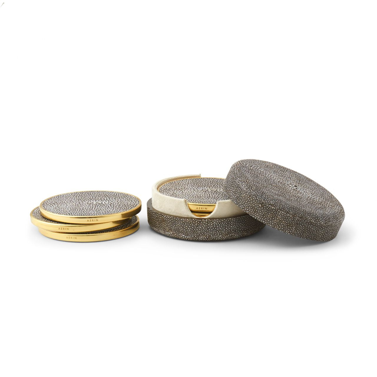 Shagreen Coasters - Set of 4
