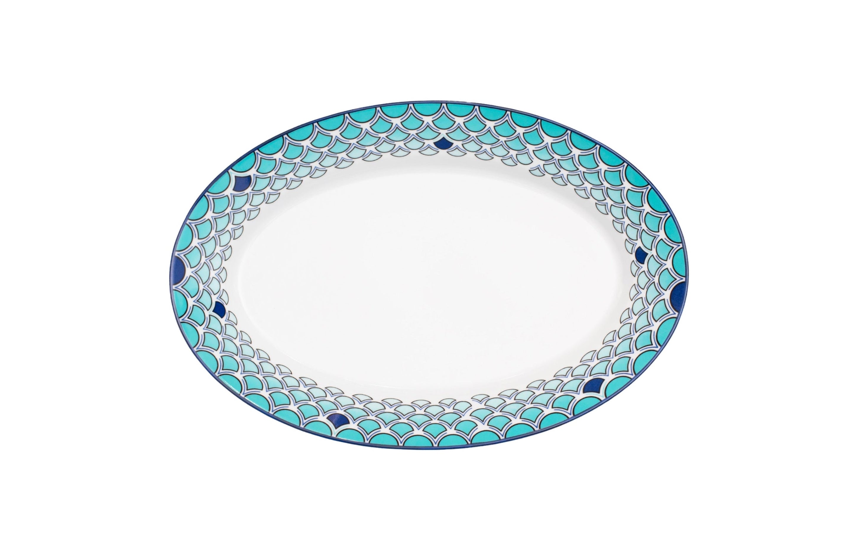 Capri Écailles Oval Platter