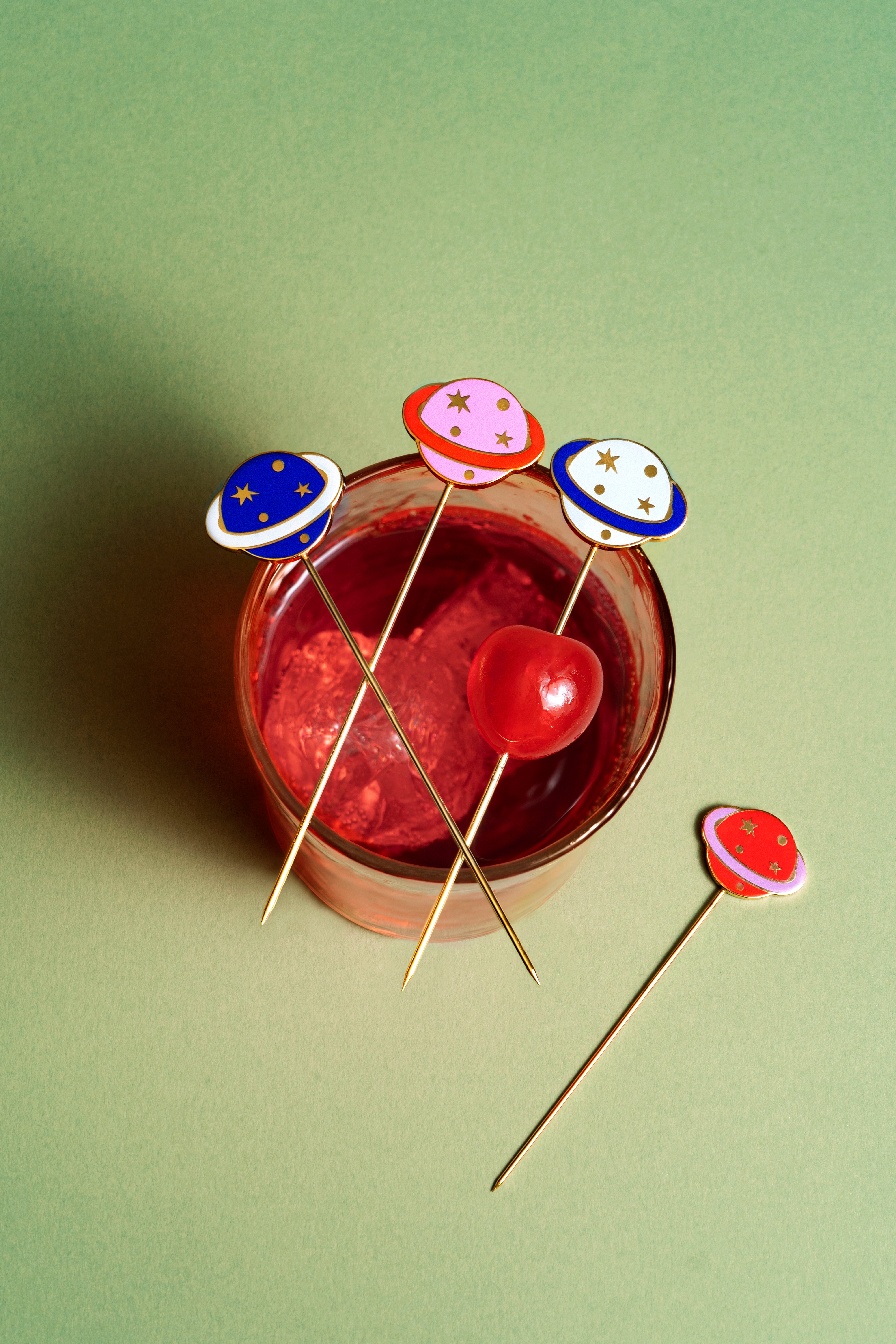 Cosmos Cocktail Picks - Set of 4
