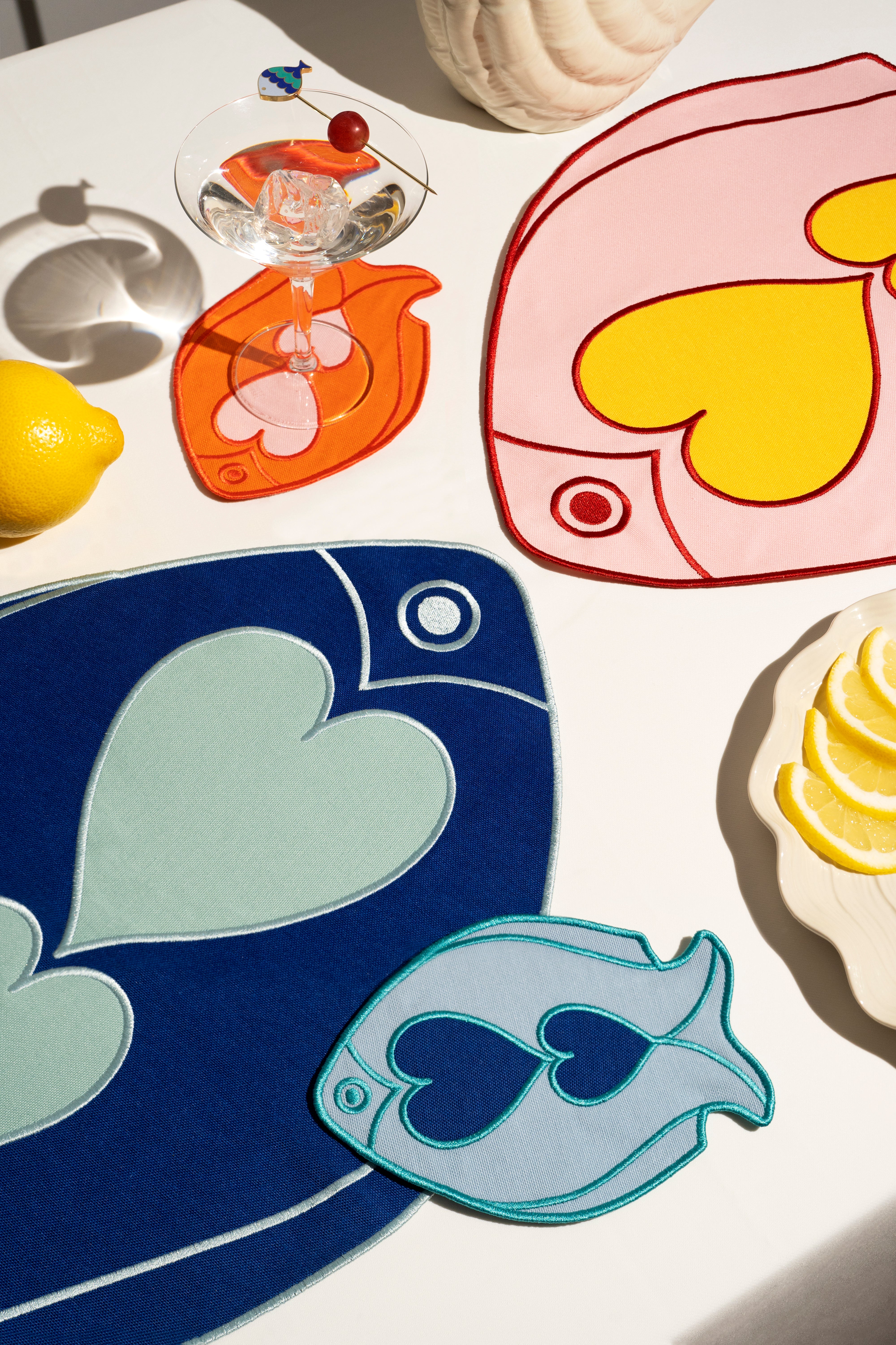 Fish Splash Placemat - Set of 2