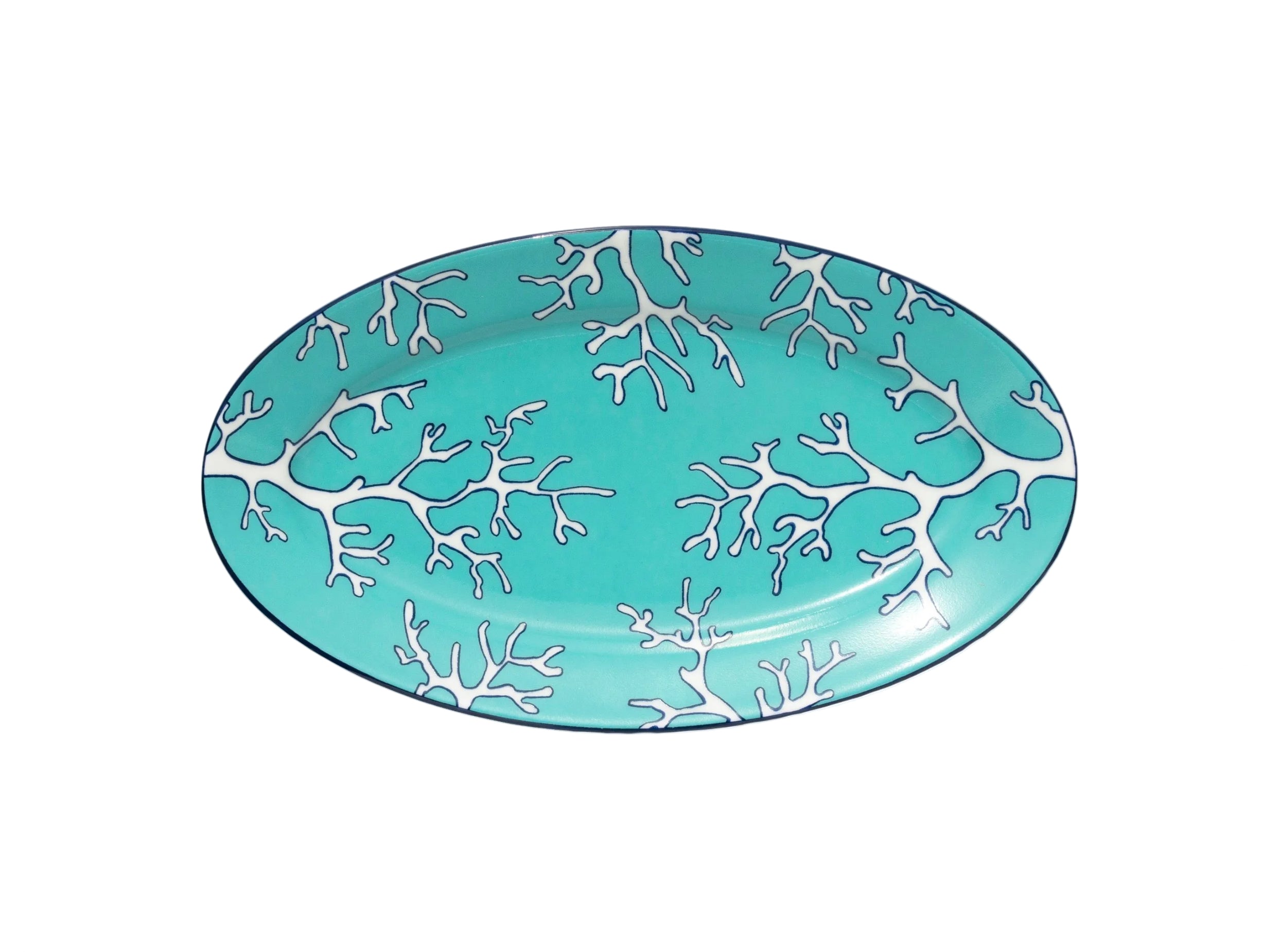 Capri Coral Pickle Dish