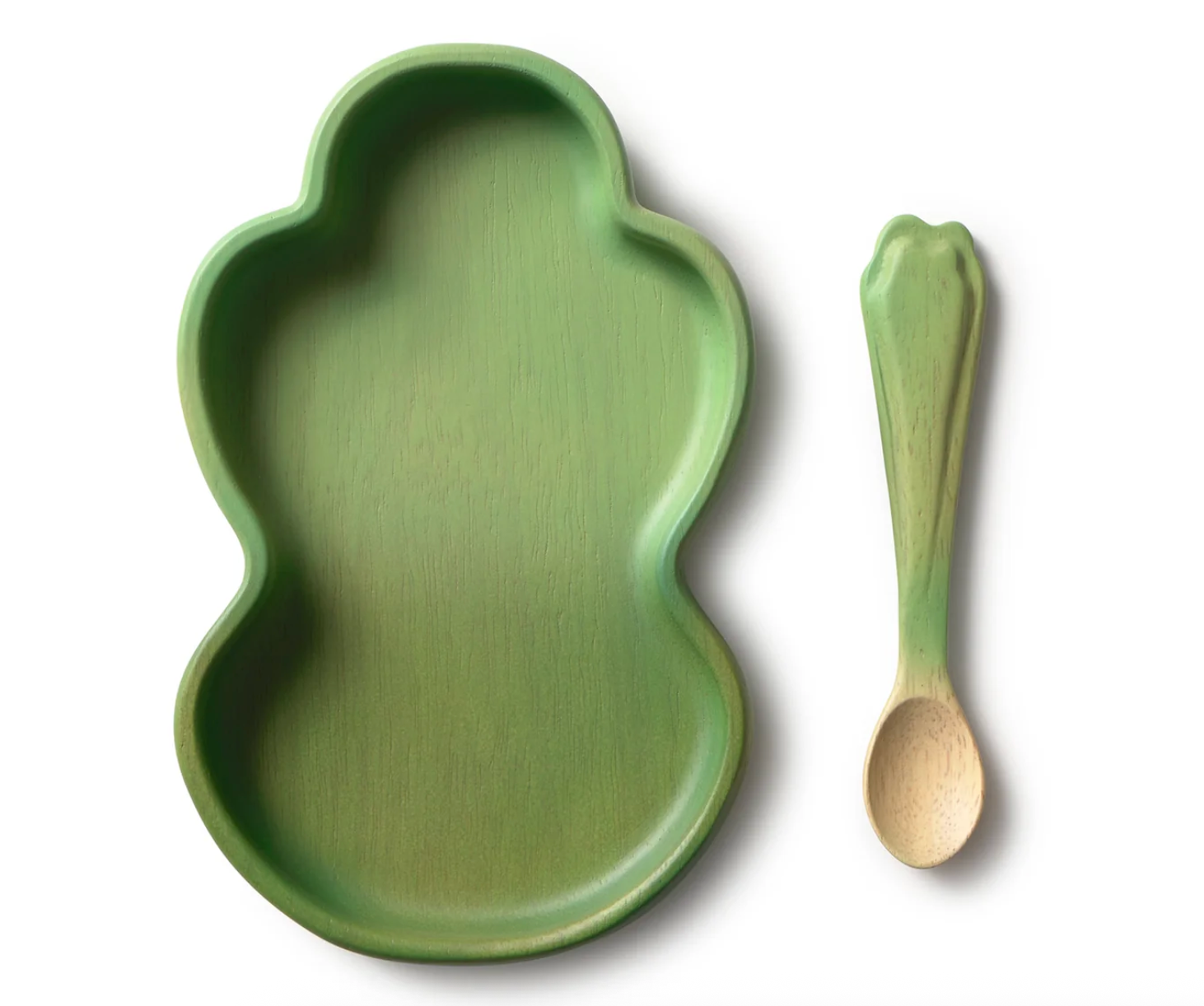 Kendall the Kale Kids' Tableware Set: Plate & Spoon