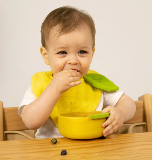 Lou the Lemon Kids' Tableware Set: Bowl & Spoon