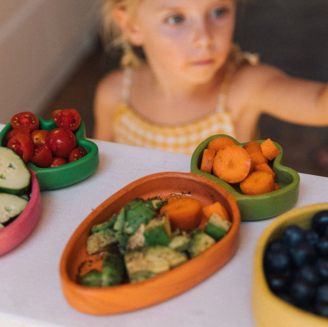 Cathy The Carrot Kids' Tableware Set: Plate & Spoon