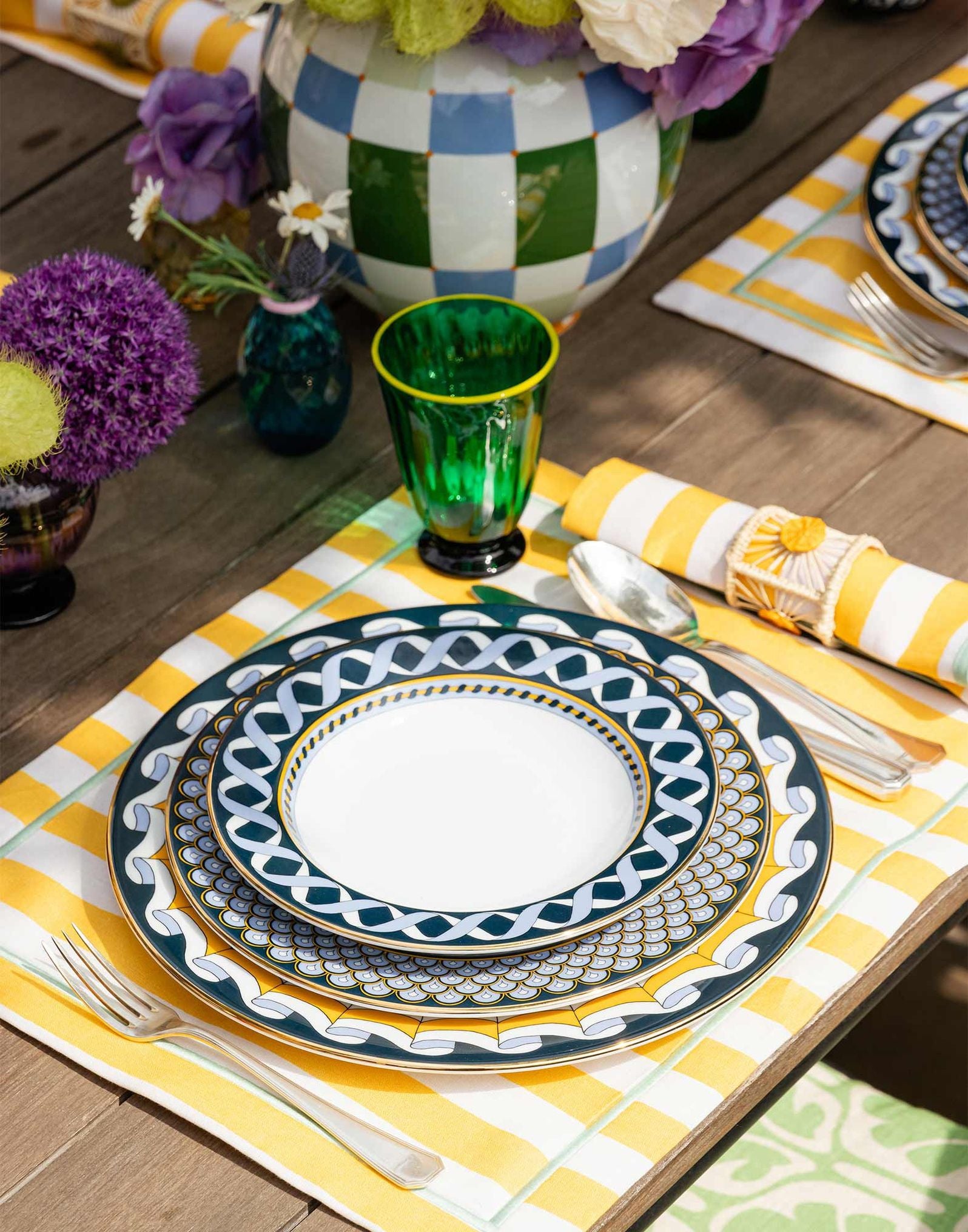 Poseidon Yellow Charger Plate