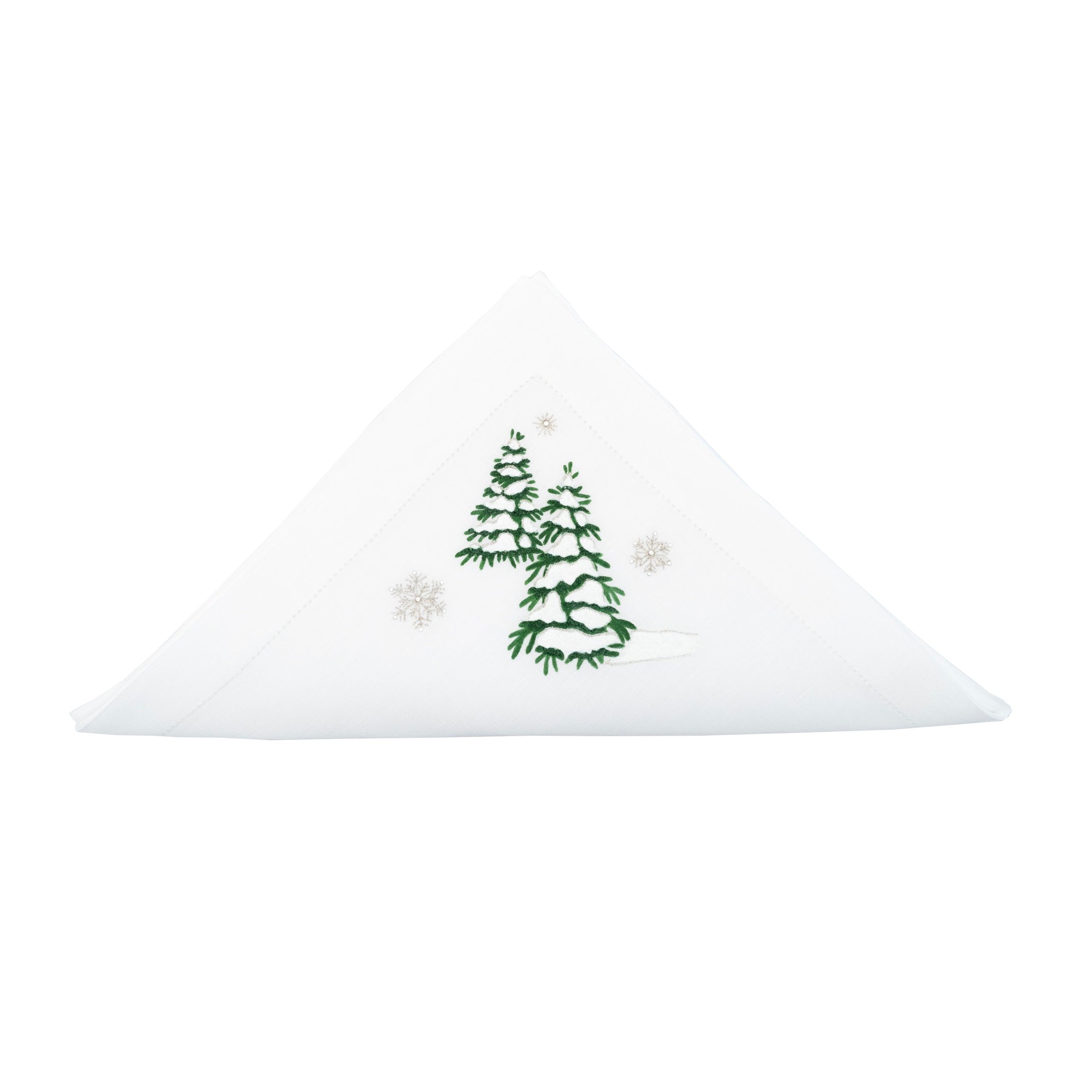 Snow Enchanted Forest Napkin - Set of 2