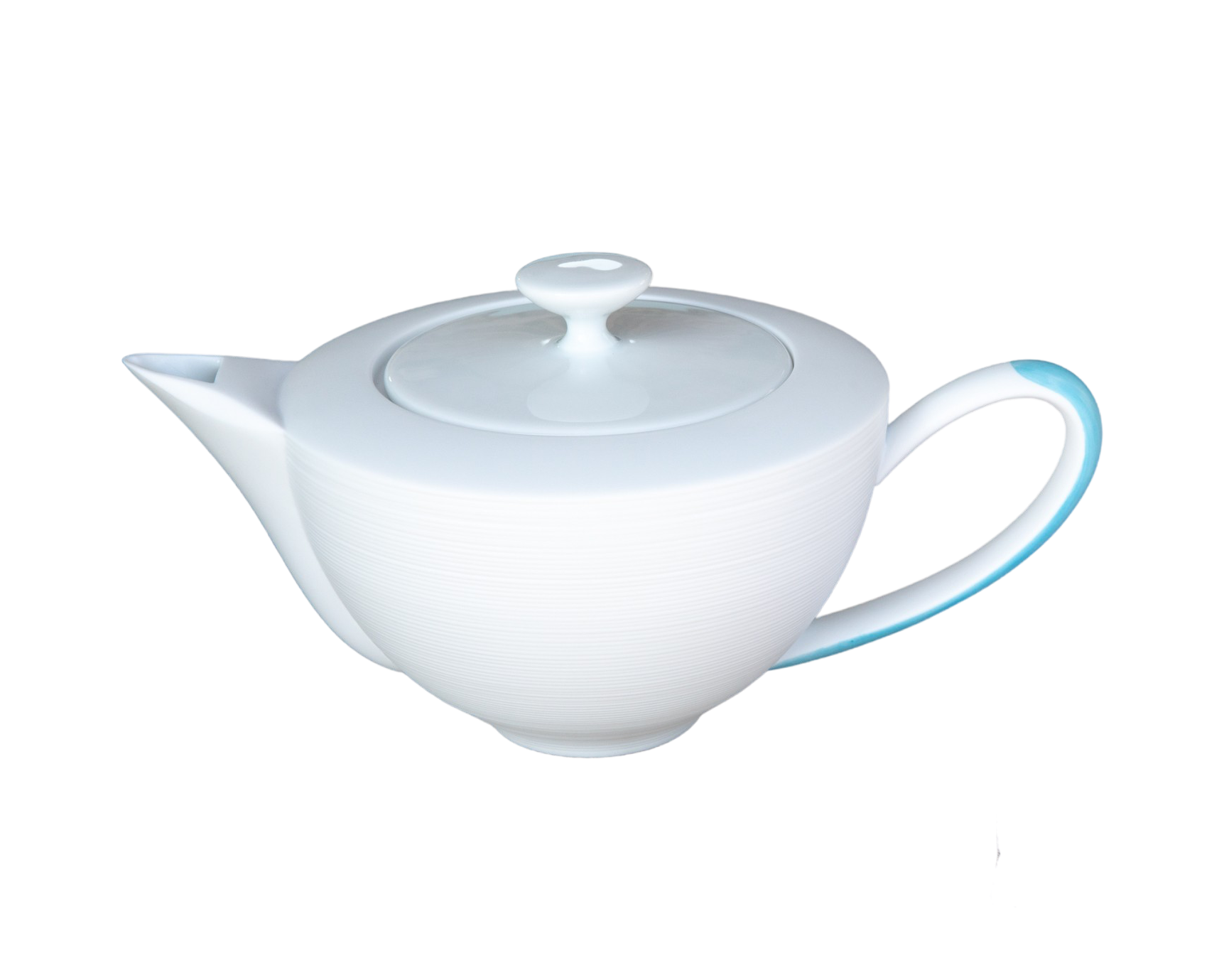 Hémisphère Turquoise Large Striped Teapot