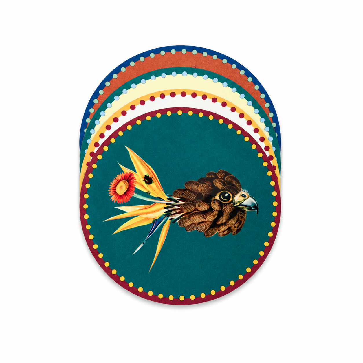 Disk Coasters Fantastic Creatures - Set Of 8