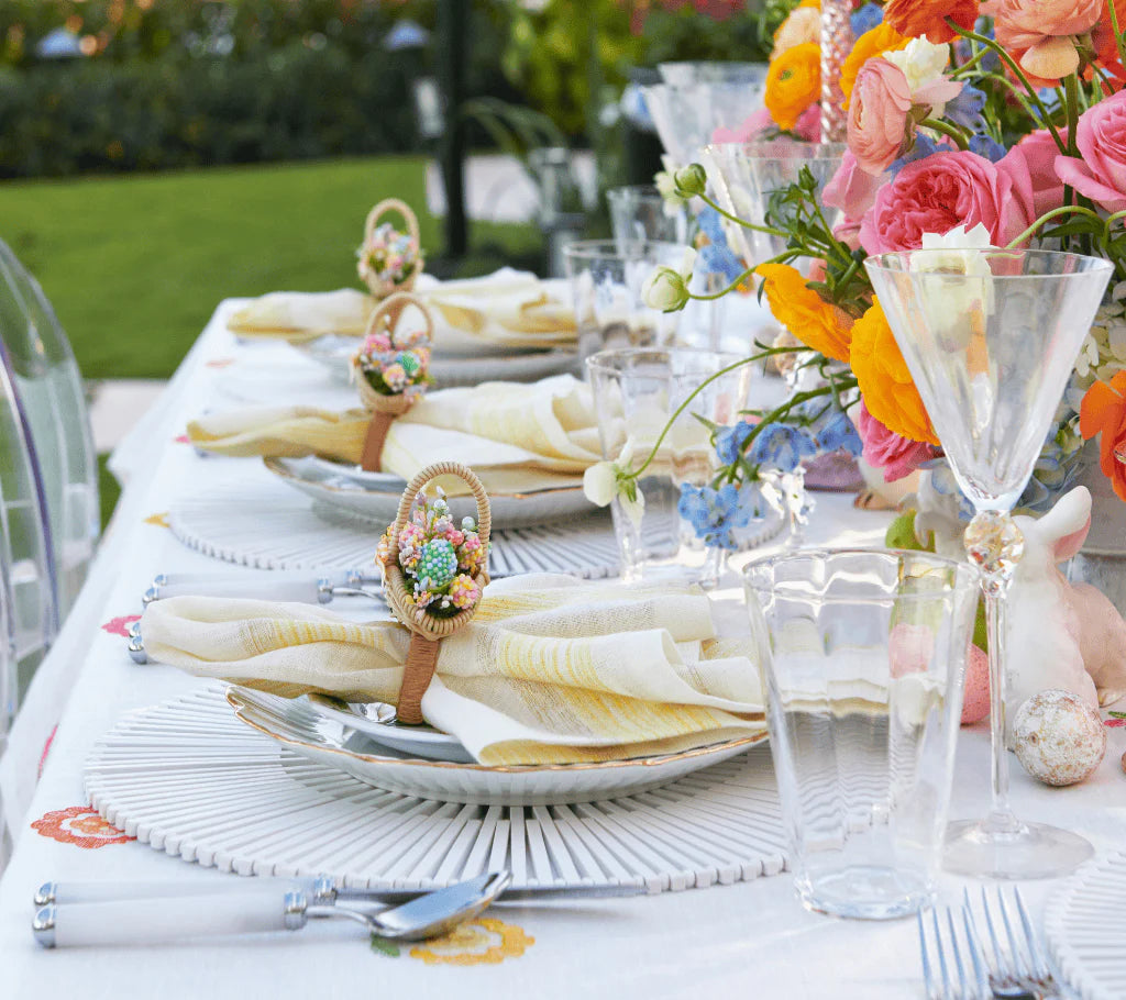 Bloom Napkin Ring - Set of 4