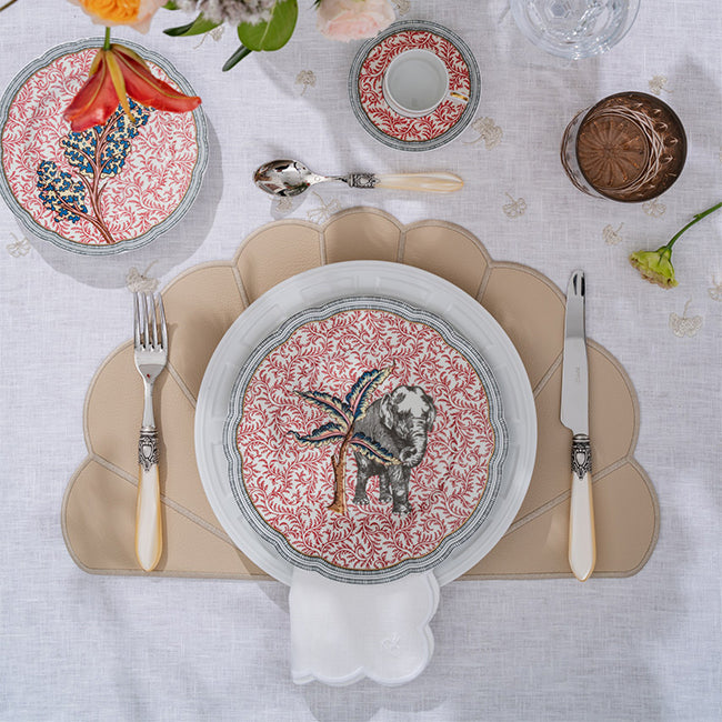 Saint-Jacques Faux Leather Placemats - Set of 2
