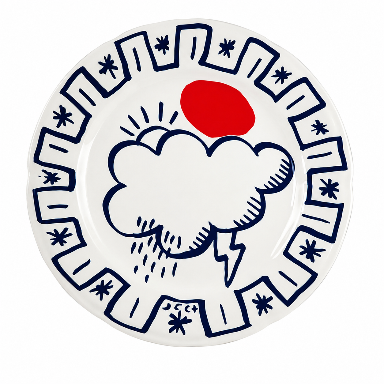Set of 6 assorted dinner plates - L'Archipel Sentimental