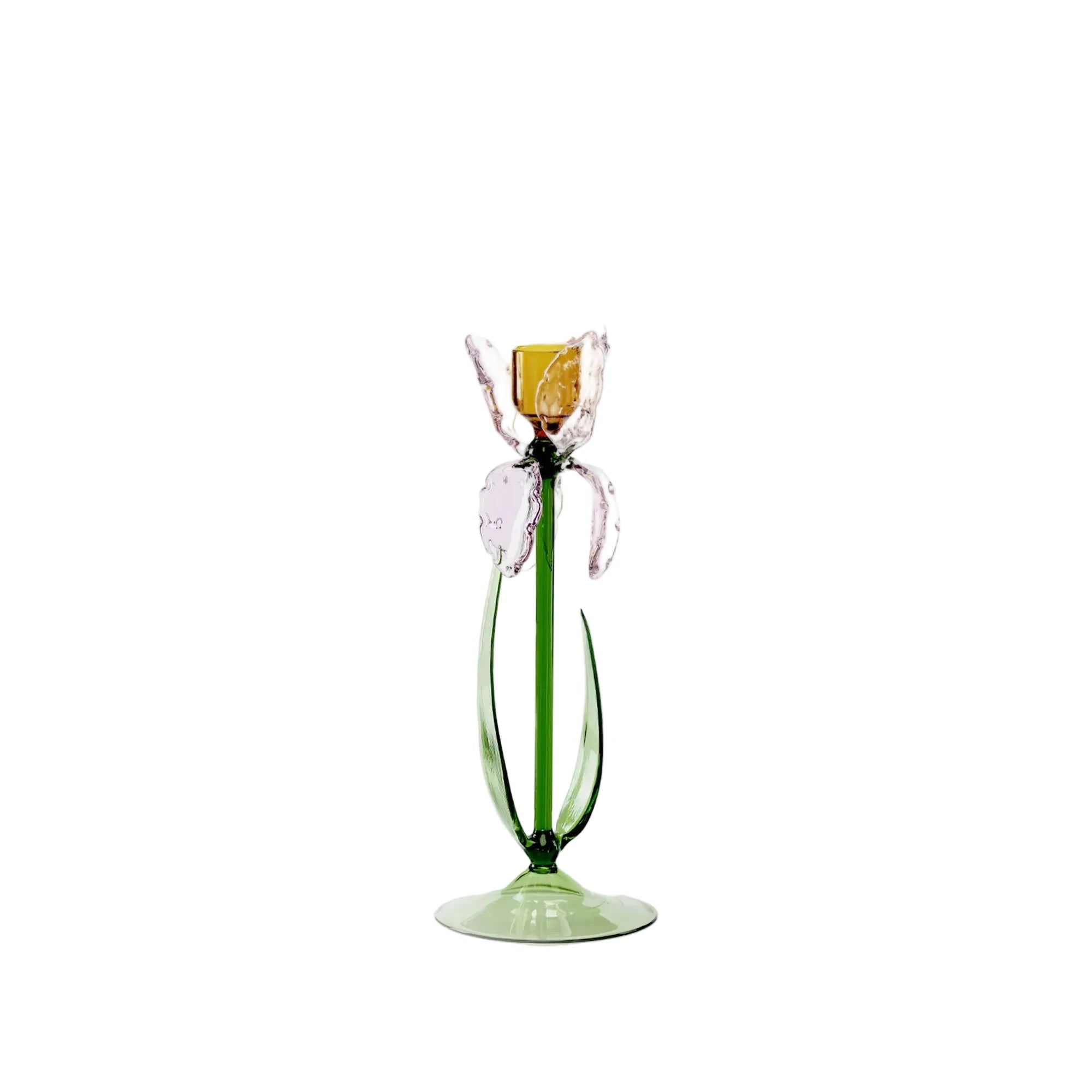 Iris Pink Candle Holder