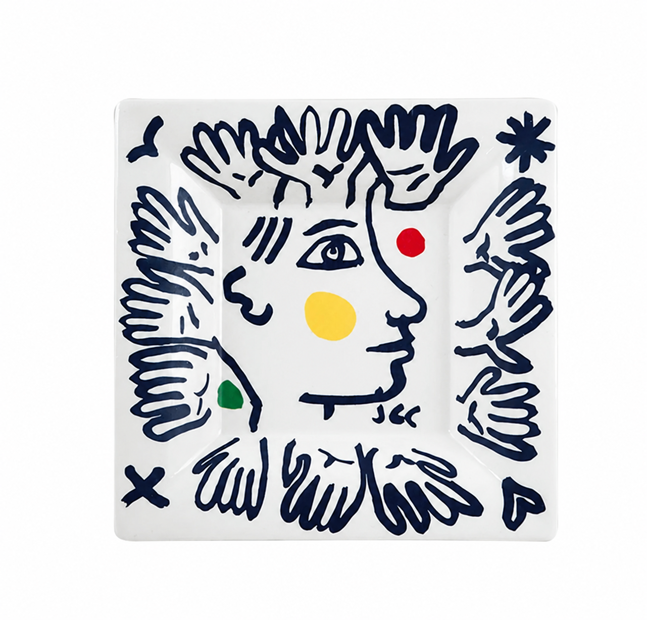 Hands square candy tray XL - L'Archipel Sentimental
