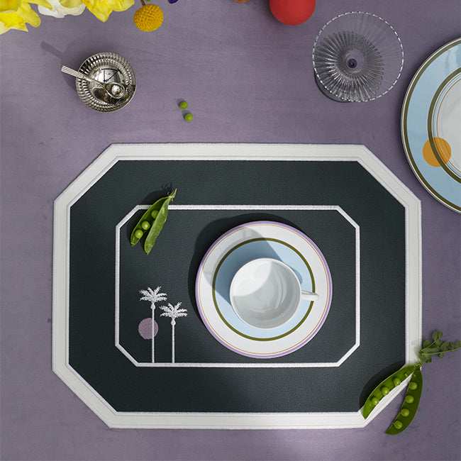 Octagon Breakfast Club Placemats - Set of 2