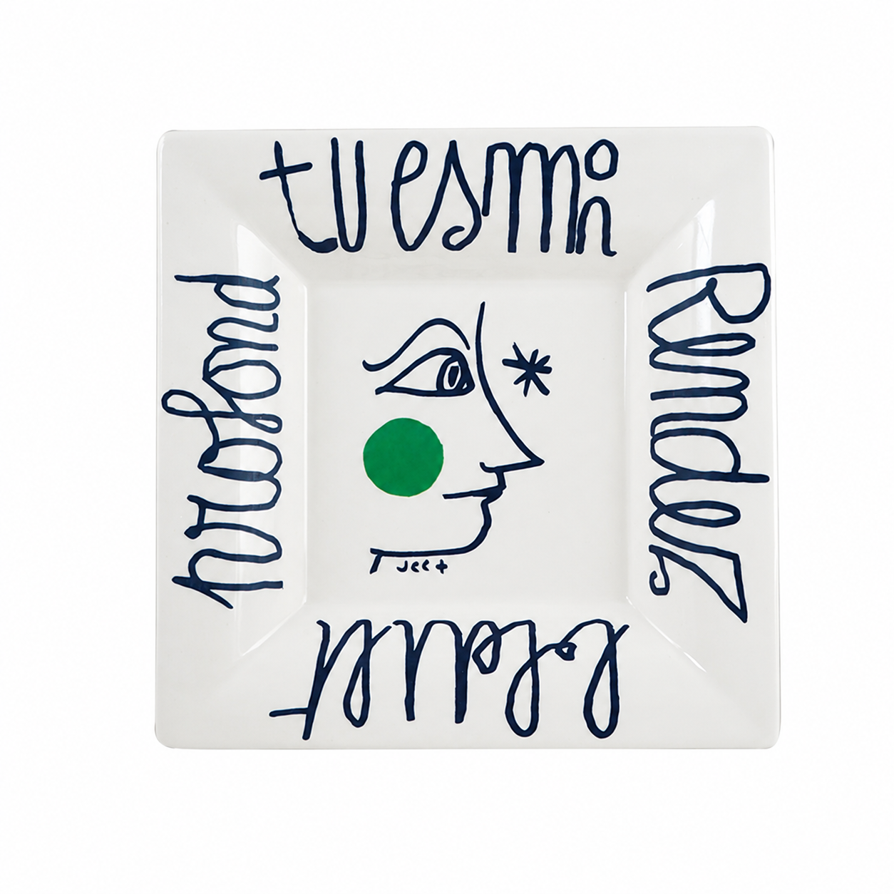 Portrait square candy tray XL - L'Archipel Sentimental