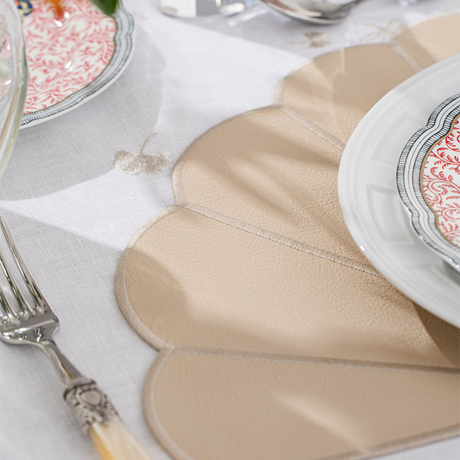 Saint-Jacques Faux Leather Placemats - Set of 2