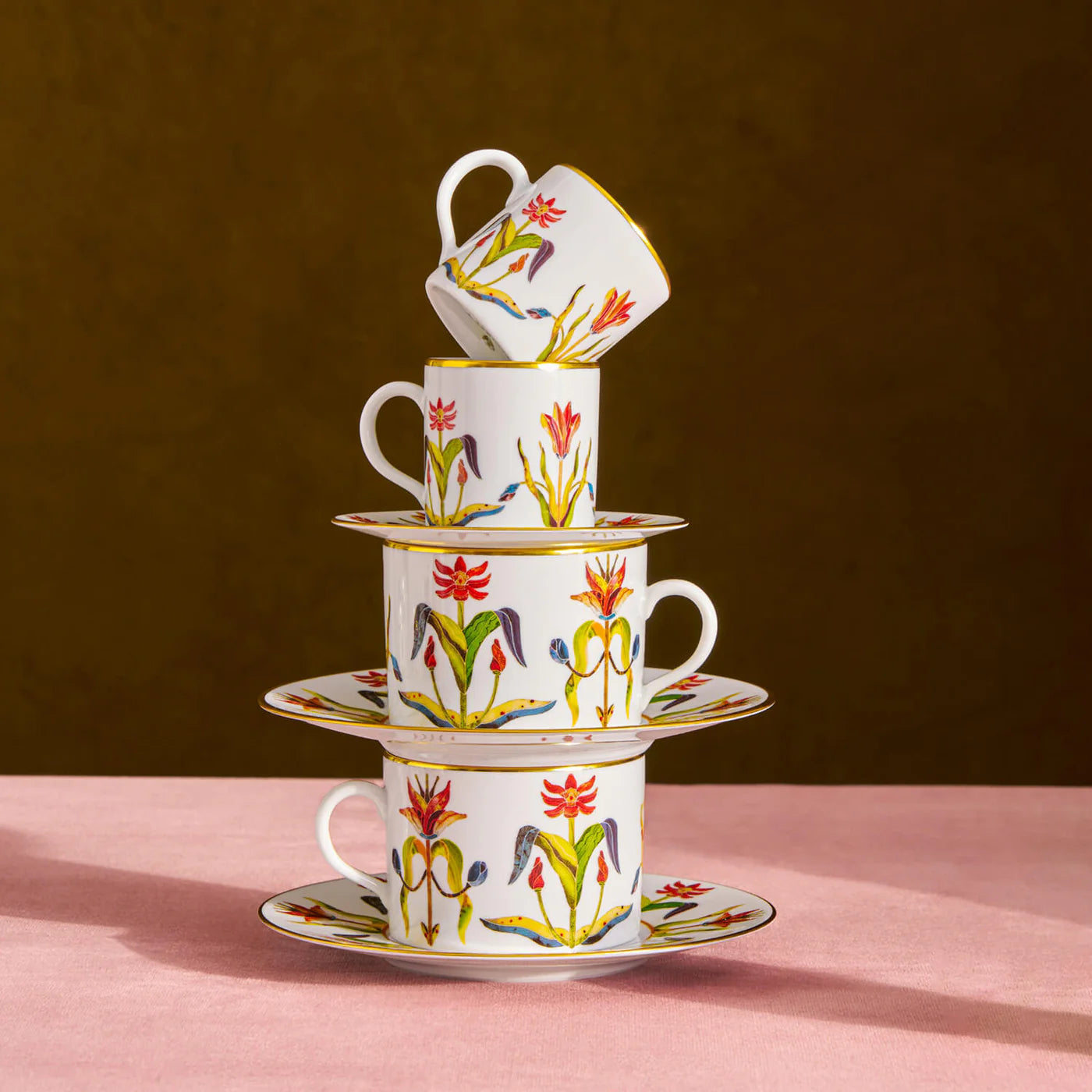 Grand Tour Espresso Cup + Saucer (Set of 6)