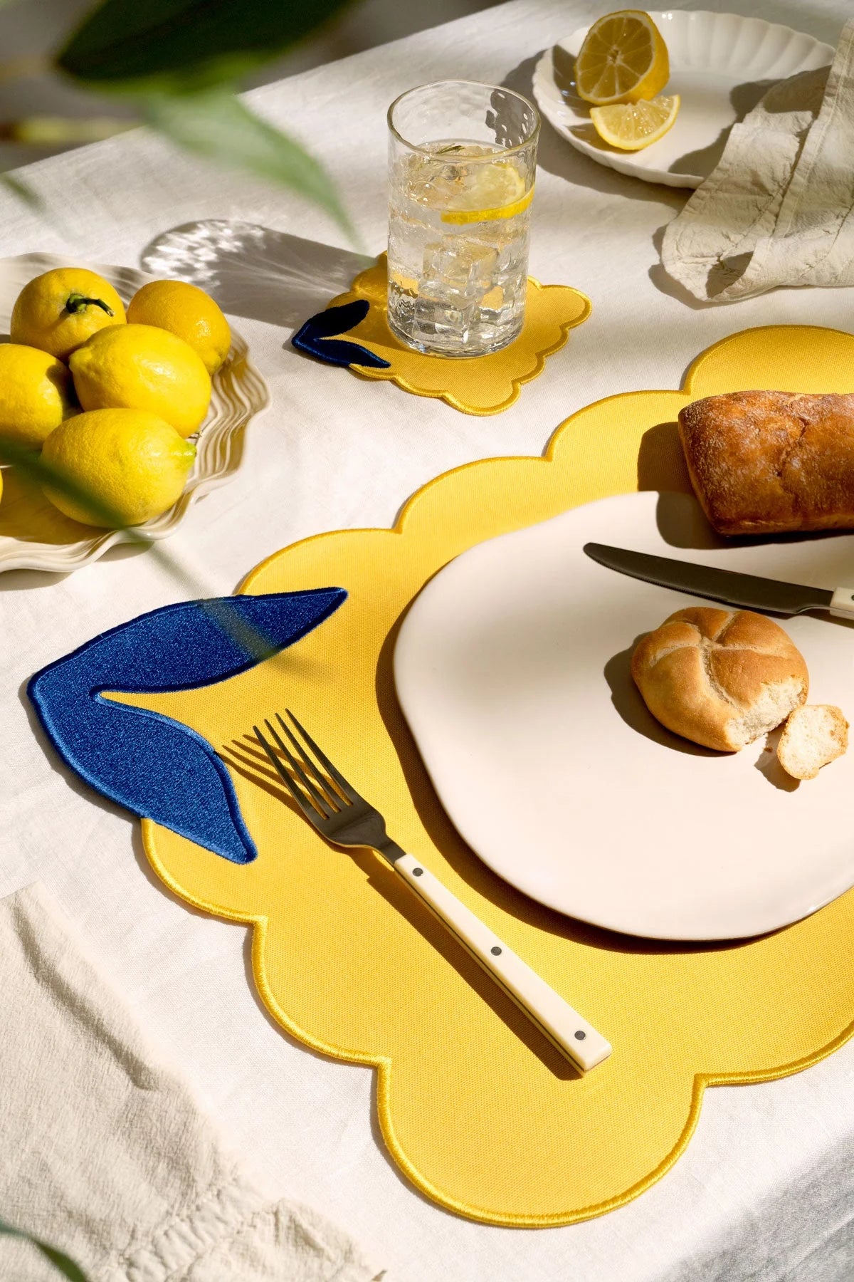 Lemon Coasters - Set of 4