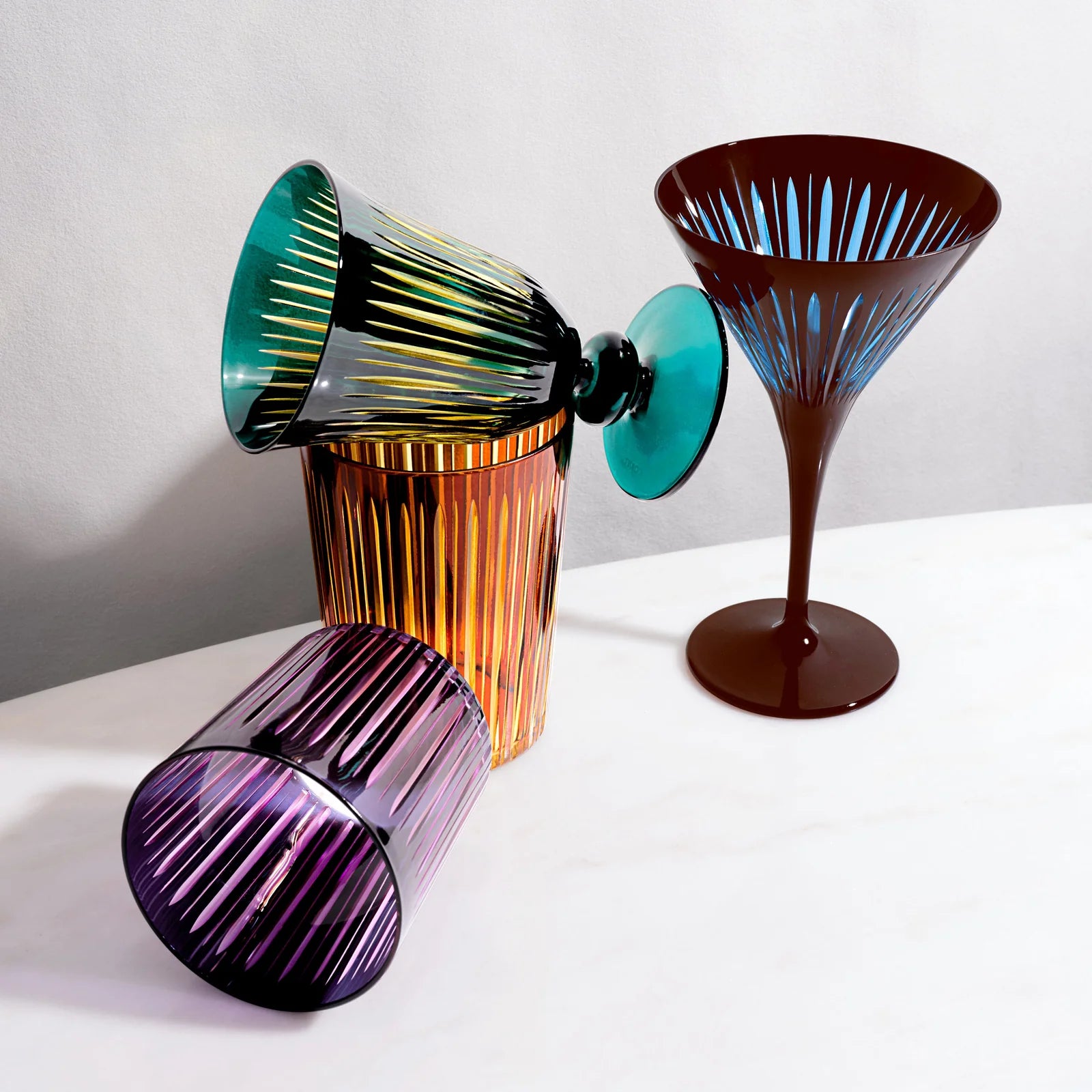 Prism Wine Glasses (Set of 4)