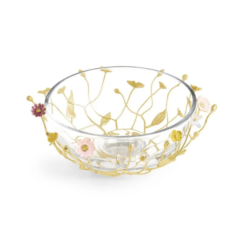 Wildflowers Large Glass Bowl