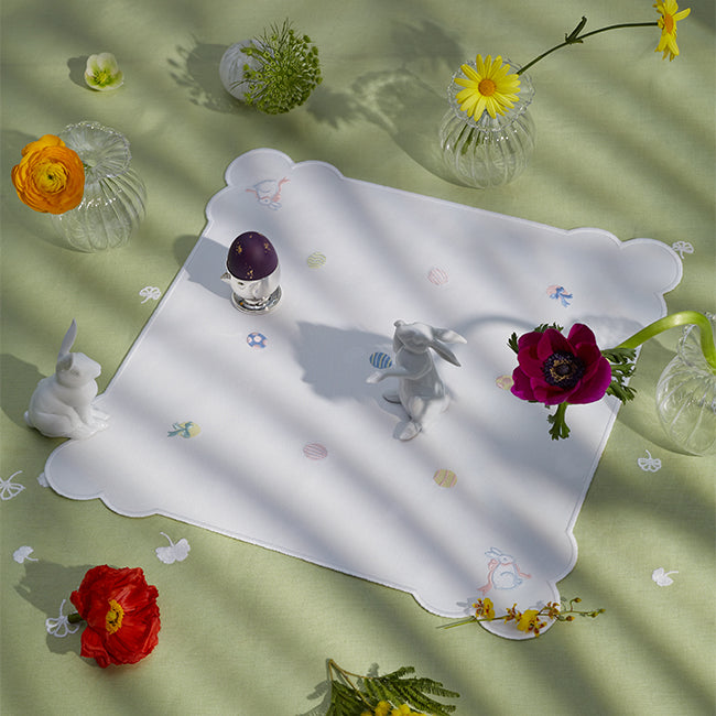 Easter Bunny Cotton Napkin - Set of 2