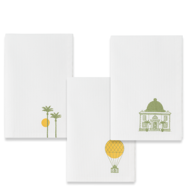 Kitchen Towels Breakfast Club White - Set of 2