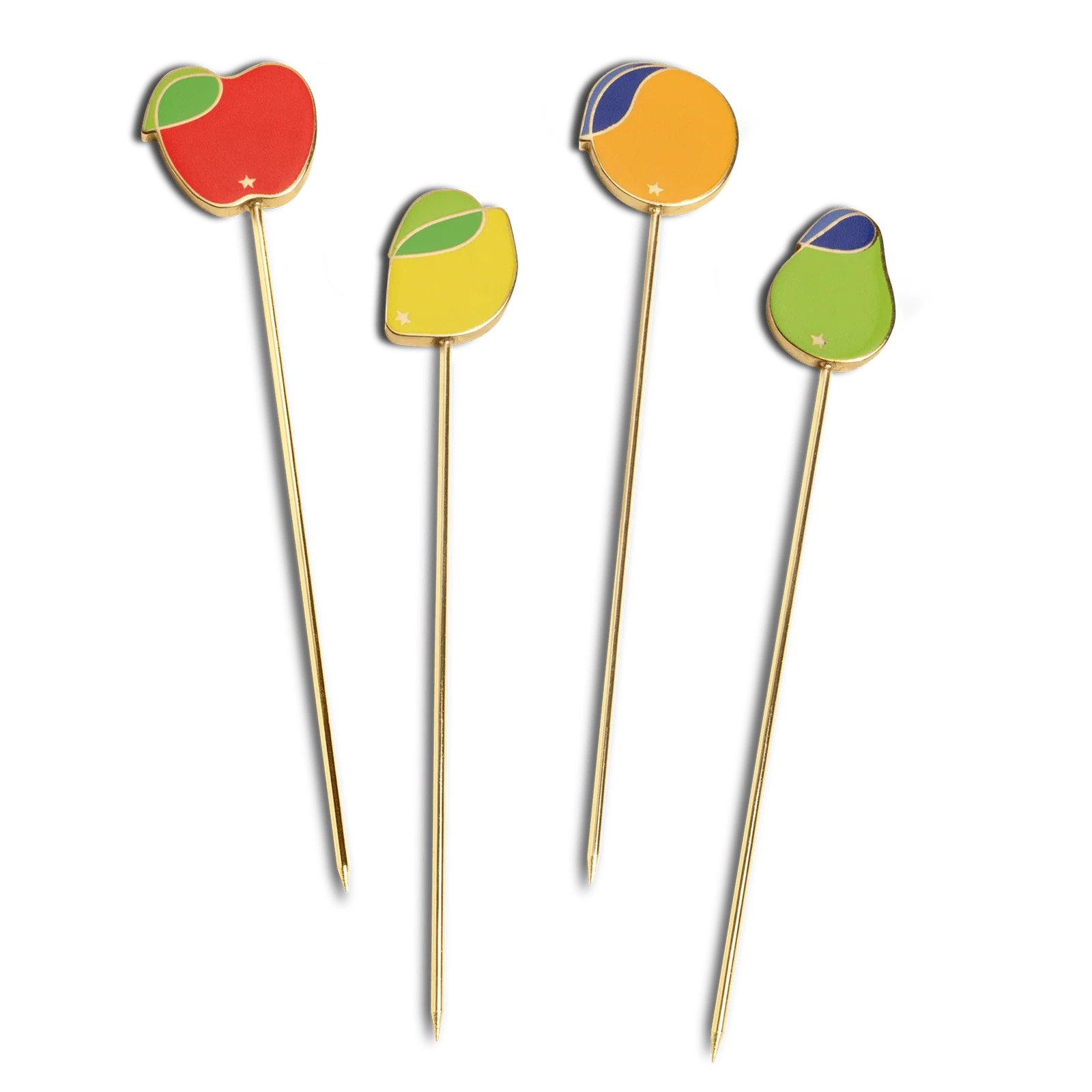 Tutti Frutti Cocktail Picks - Set of 4