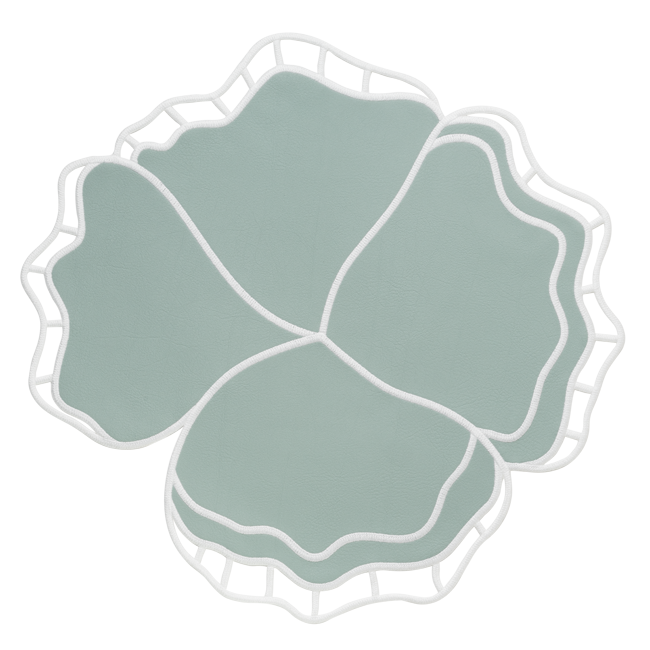 Eclipse Faux Leather Placemats - Set of 2